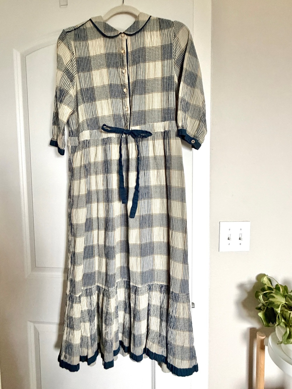Brakeburn Plaid Midi Dress